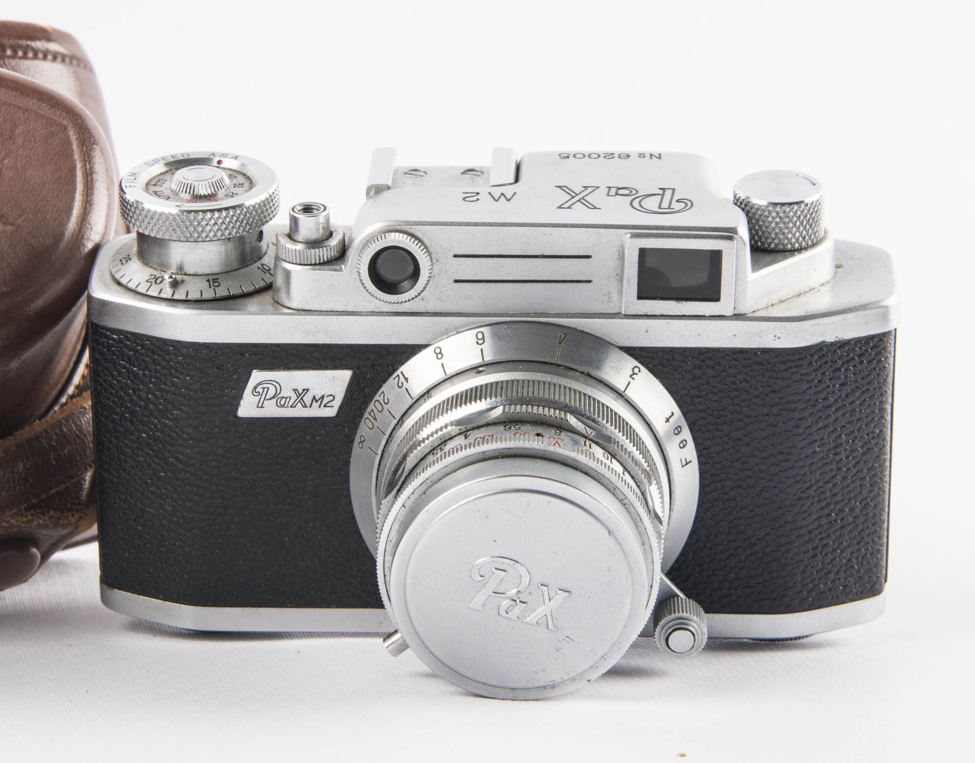 Vintage Pax M2 35mm Camera in Leather Case