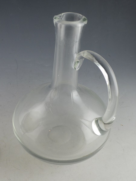 Smoked Glass Wine Decanter, Pitcher, and Decorative Glass Wine Bottle Stoppers