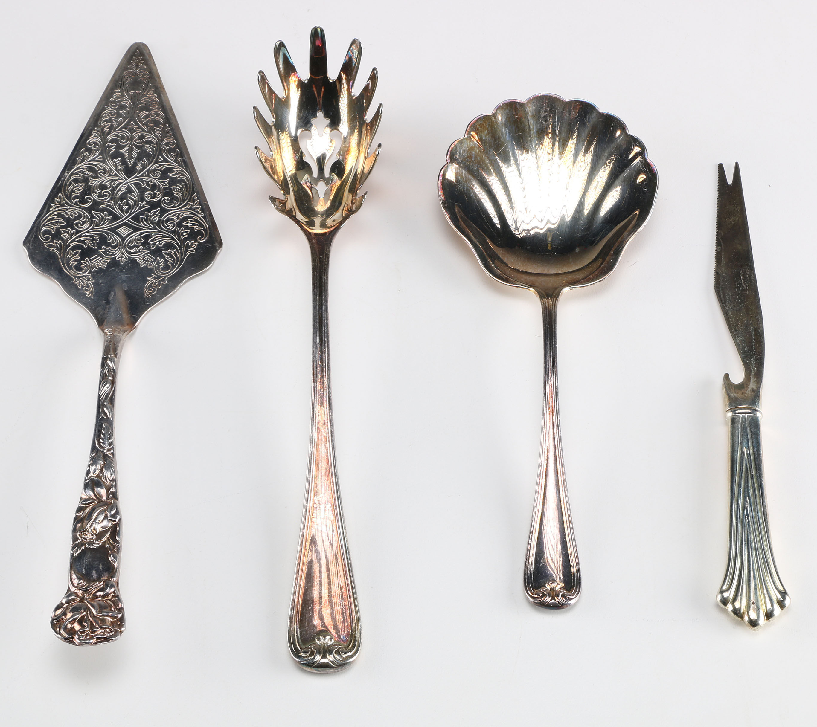 Silver Plated and Stainless Serving Assortment
