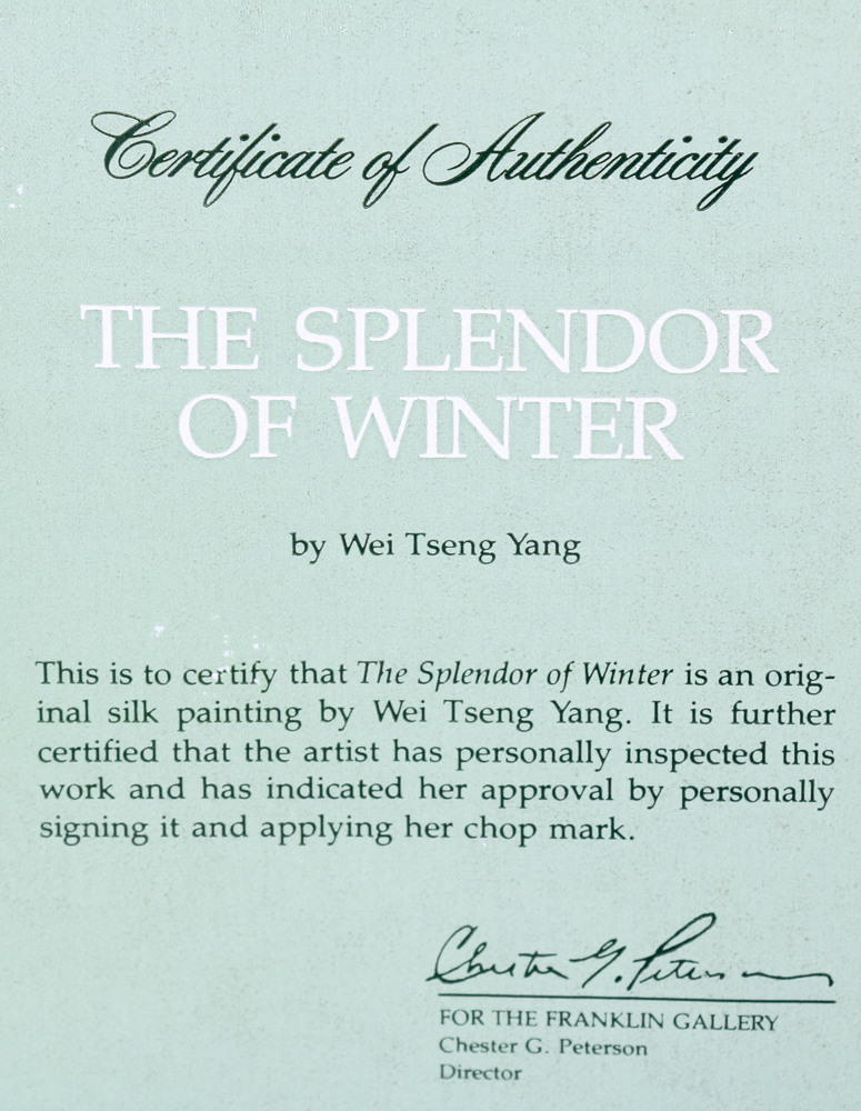 Complete Set of Wei Tseng Yang "Four Seasons" Prints