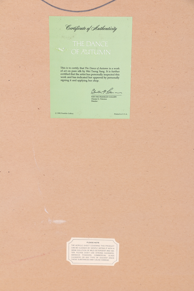 Complete Set of Wei Tseng Yang "Four Seasons" Prints