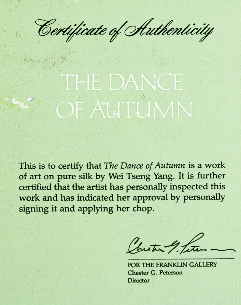 Complete Set of Wei Tseng Yang "Four Seasons" Prints