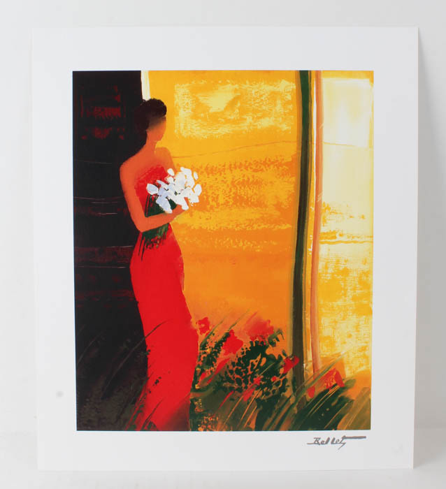 Seriolithograph "Pleine Floraison" by Emile Bellet