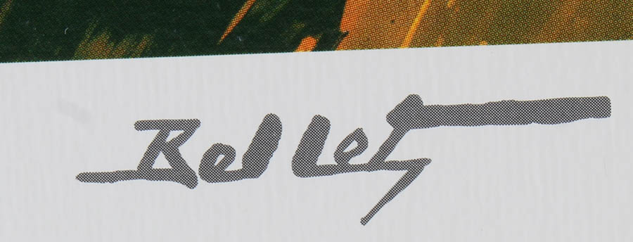 Seriolithograph "Pleine Floraison" by Emile Bellet