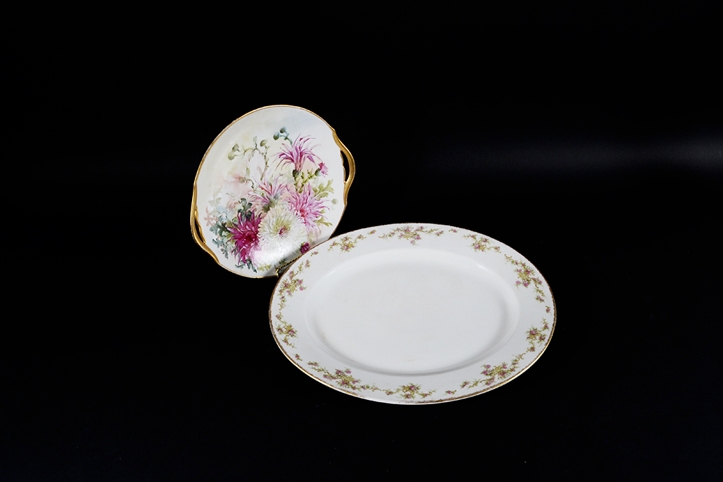 Pair of Limoges China Dishes