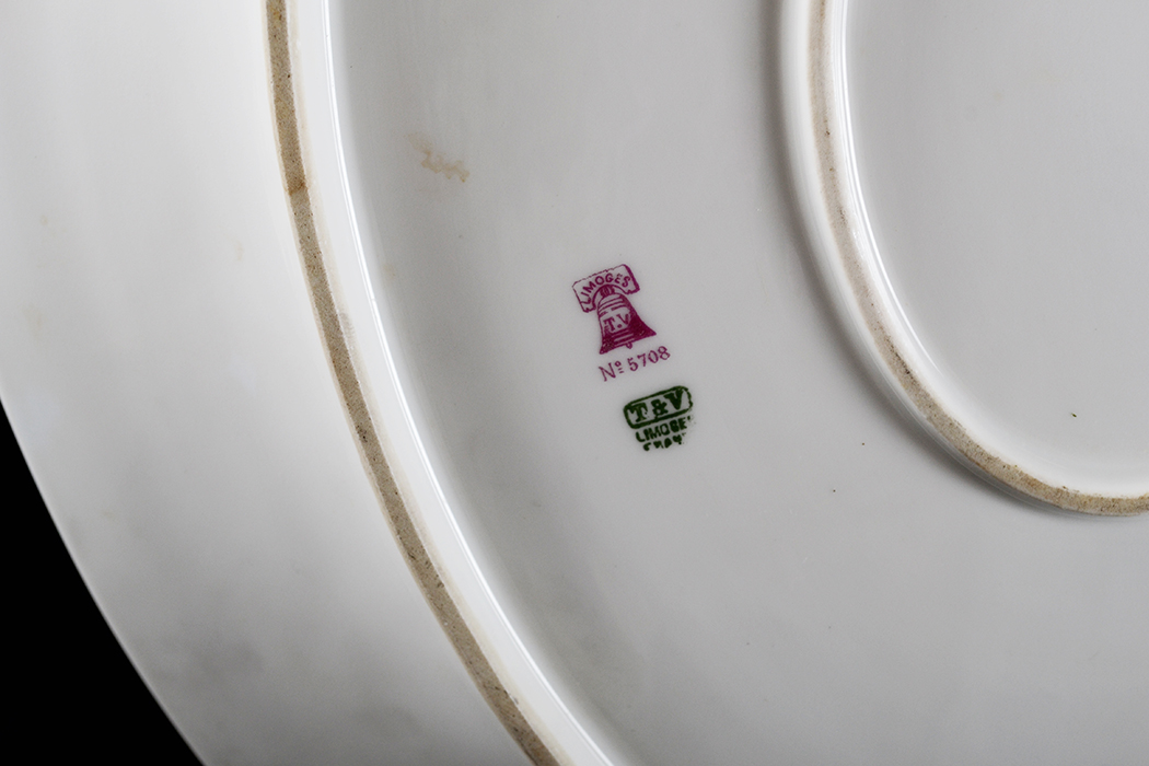 Pair of Limoges China Dishes