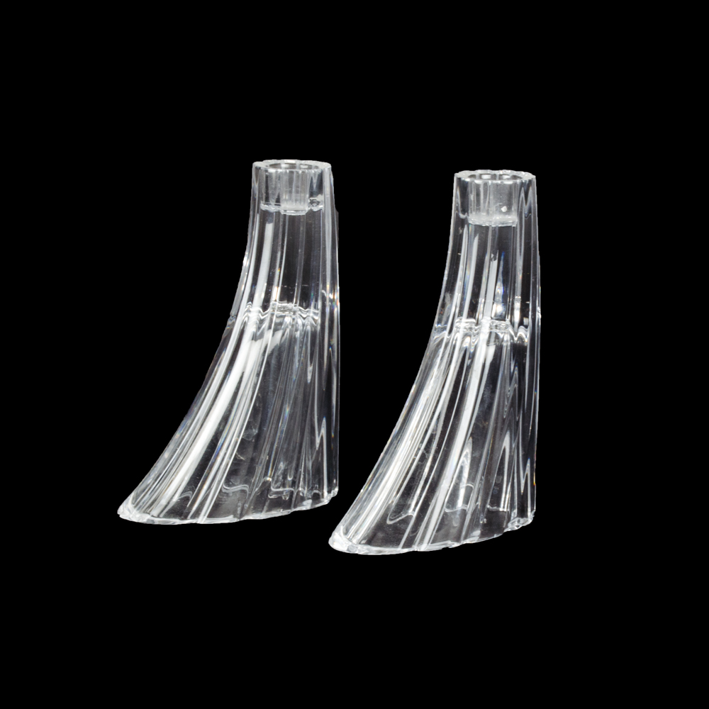 Contemporary Glass Candle Holders