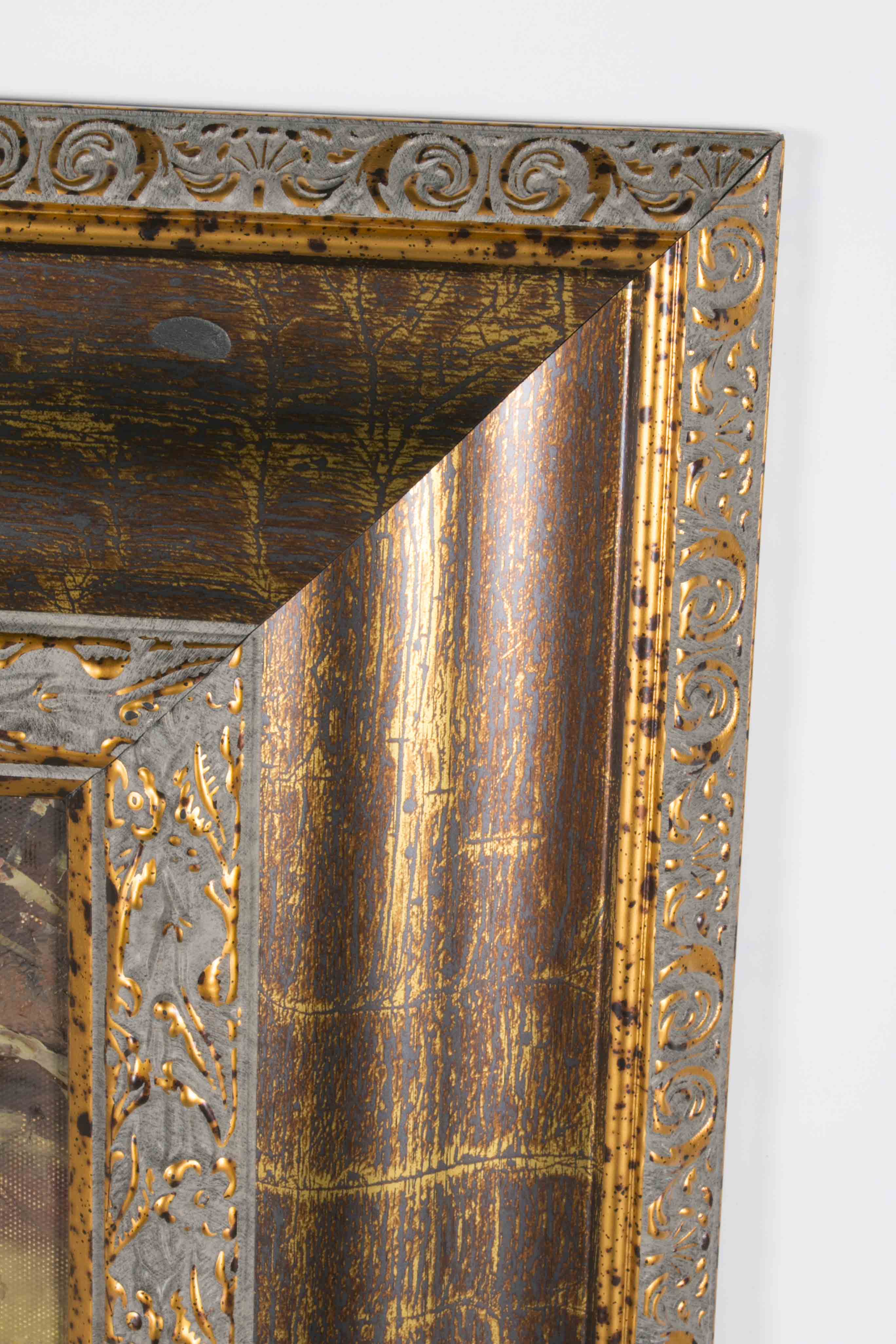 Original Oil Painting of Interior Scene with Piano