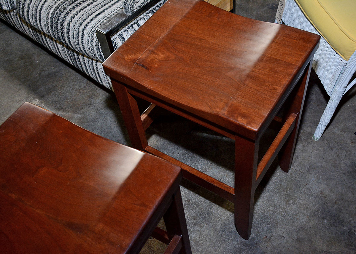 Pair of Amish Hills Clifton Stools