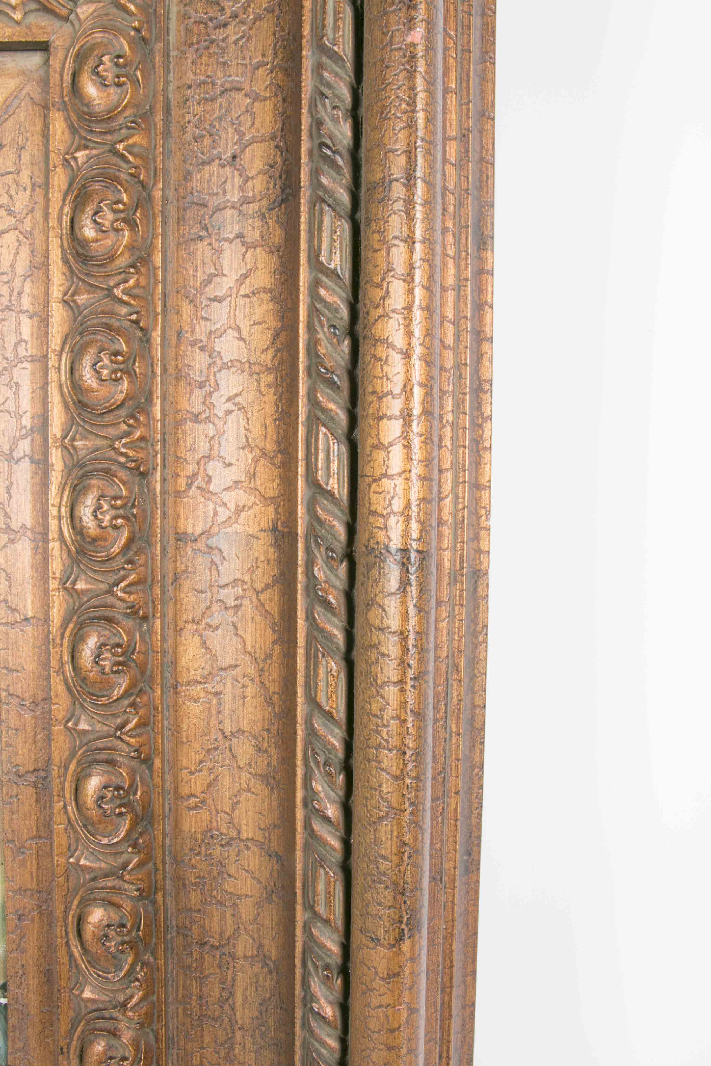 Framed Oil Painting of a Parisian Cityscape