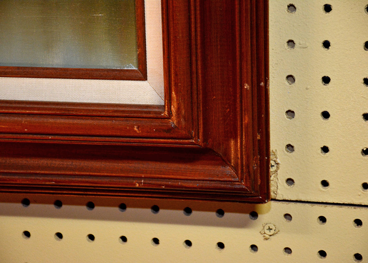 Large Framed and Signed Landscape Oil Painted by Beaker