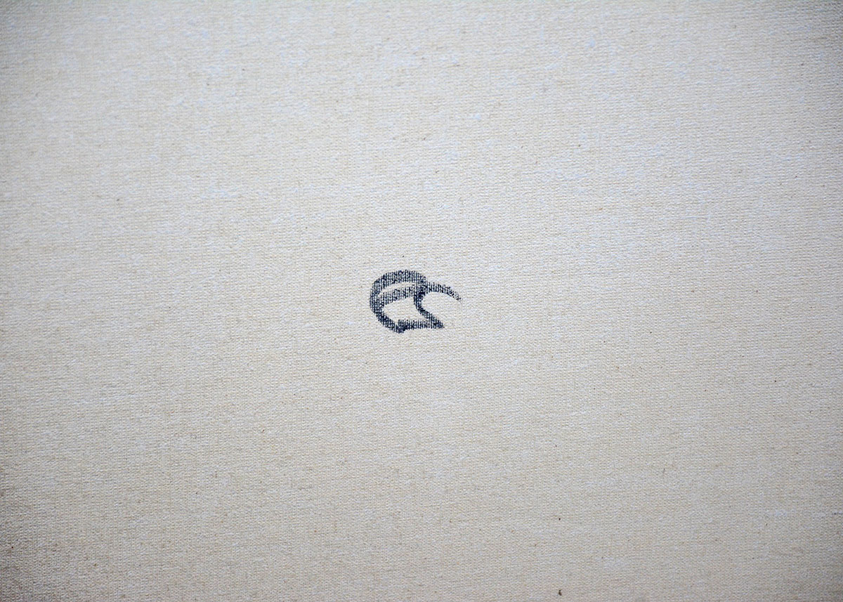 Large Framed and Signed Landscape Oil Painted by Beaker