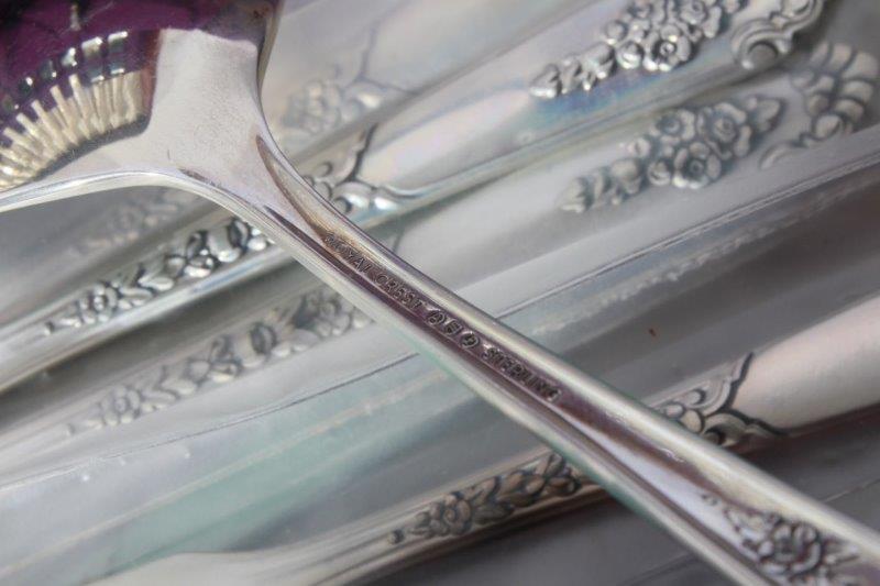 Royal Crest Sterling Silver "Promise" Flatware Set