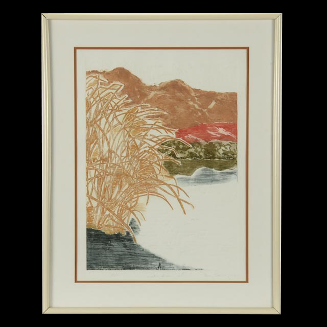 Becky Sansing Signed Limited Edition Aquatint Etching "Making Dreams Real"