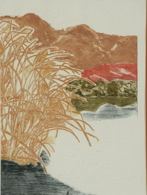 Becky Sansing Signed Limited Edition Aquatint Etching "Making Dreams Real"