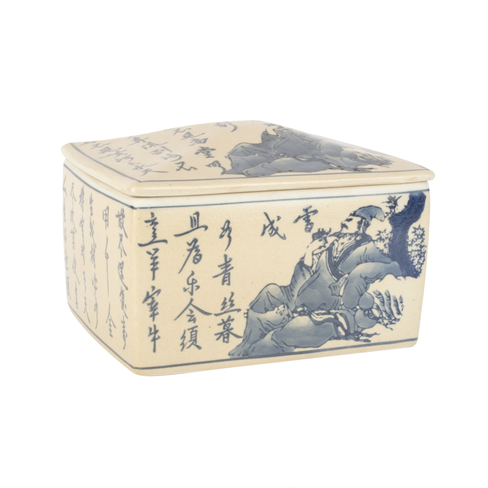 Chinese Ceramic Lidded Box