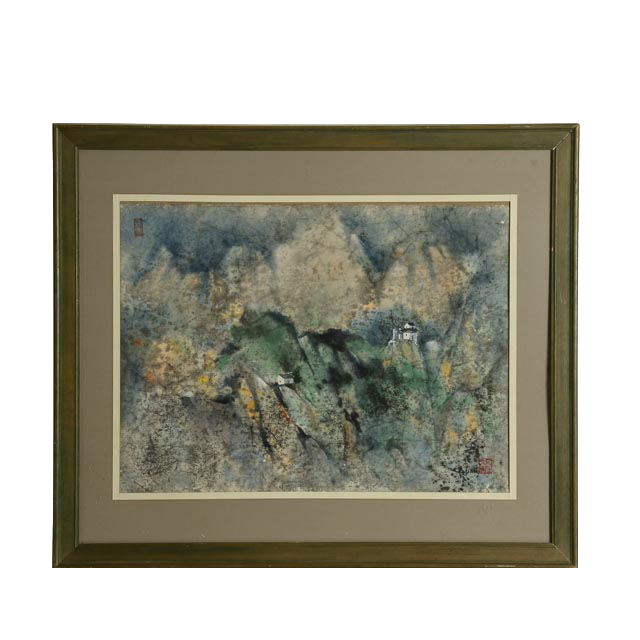 Mun S. Quan Original Chinese Watercolor