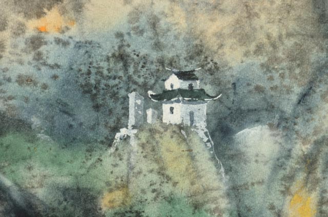 Mun S. Quan Original Chinese Watercolor