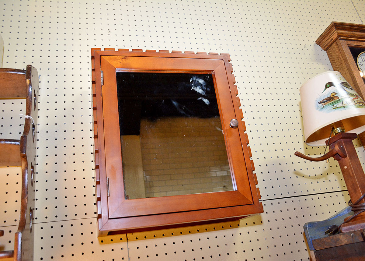 Mirrored Hanging Wall Cabinet