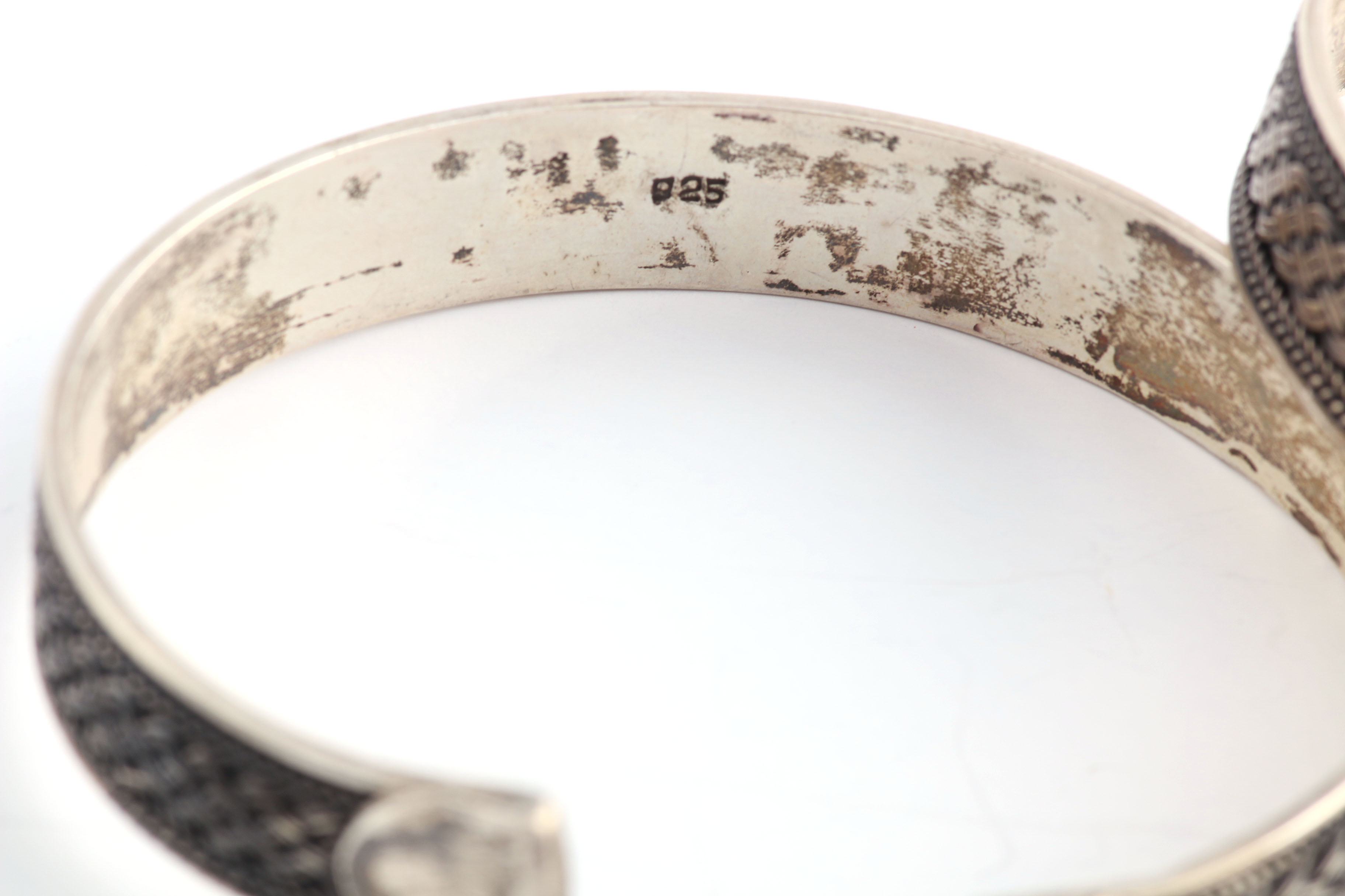 Pair of Silver Cuff Bracelets