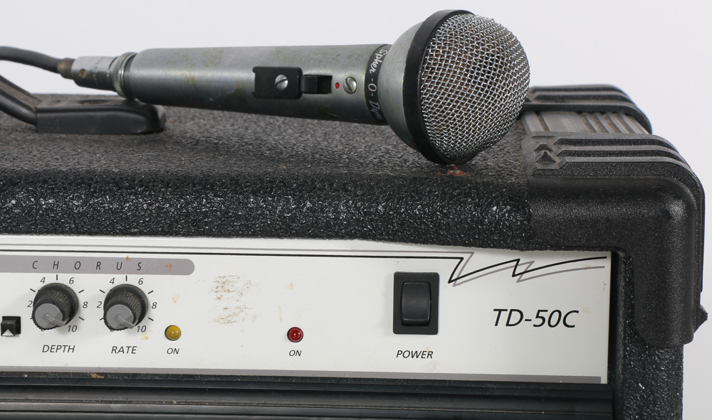 Crate and Boss Guitar Amplifiers