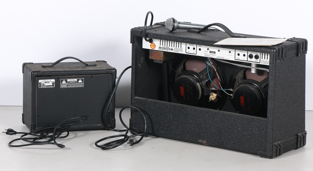 Crate and Boss Guitar Amplifiers