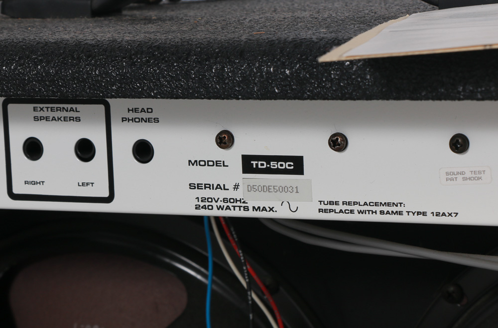 Crate and Boss Guitar Amplifiers