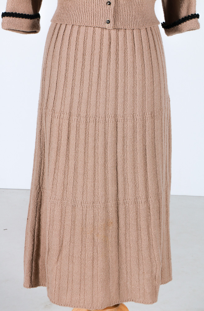 Women's Doncaster Wool Skirt and Cardigan