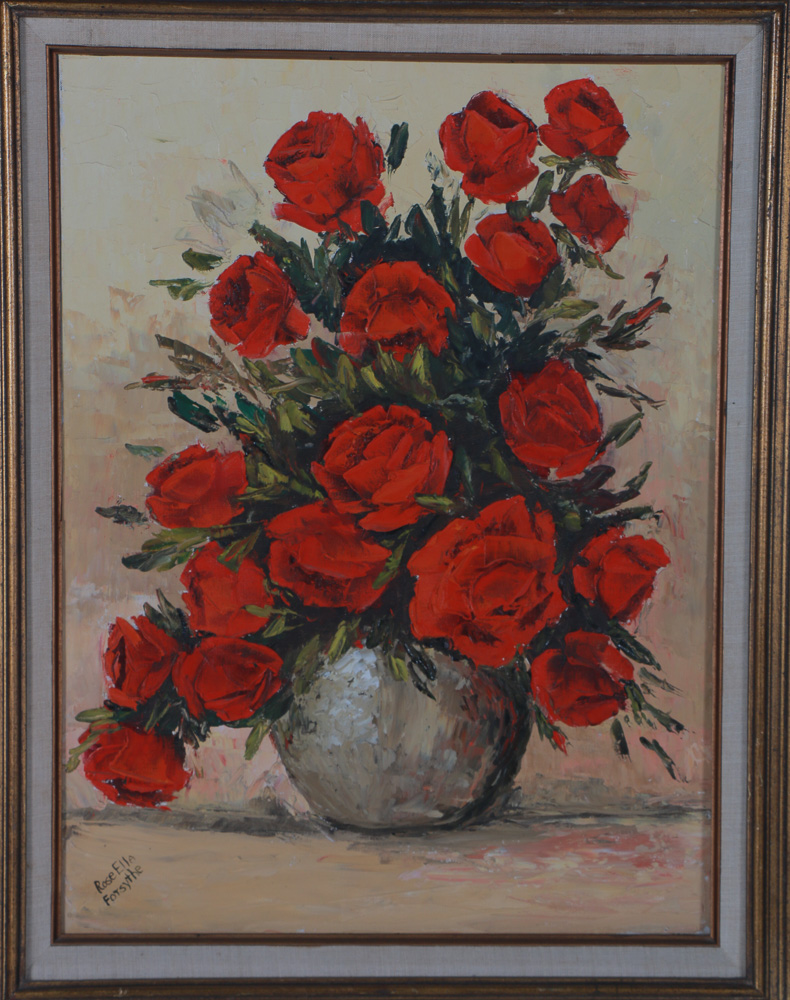 Rose Ella Forsythe Original Signed Still Life Painting