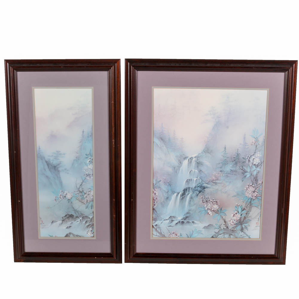 Pair of Signed Limited Edition Lena Liu Prints