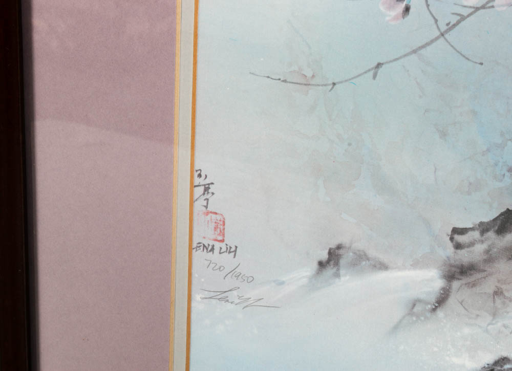 Pair of Signed Limited Edition Lena Liu Prints