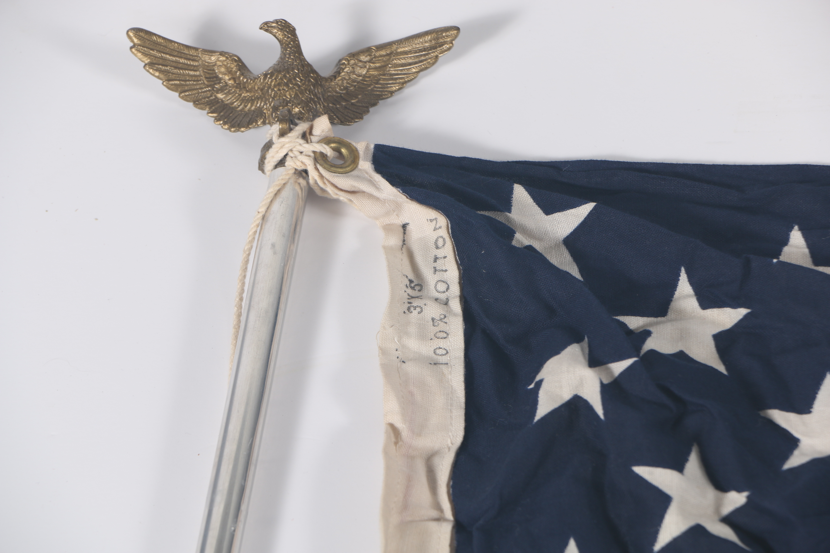 American Flag and Limited Edition Eagle Statue