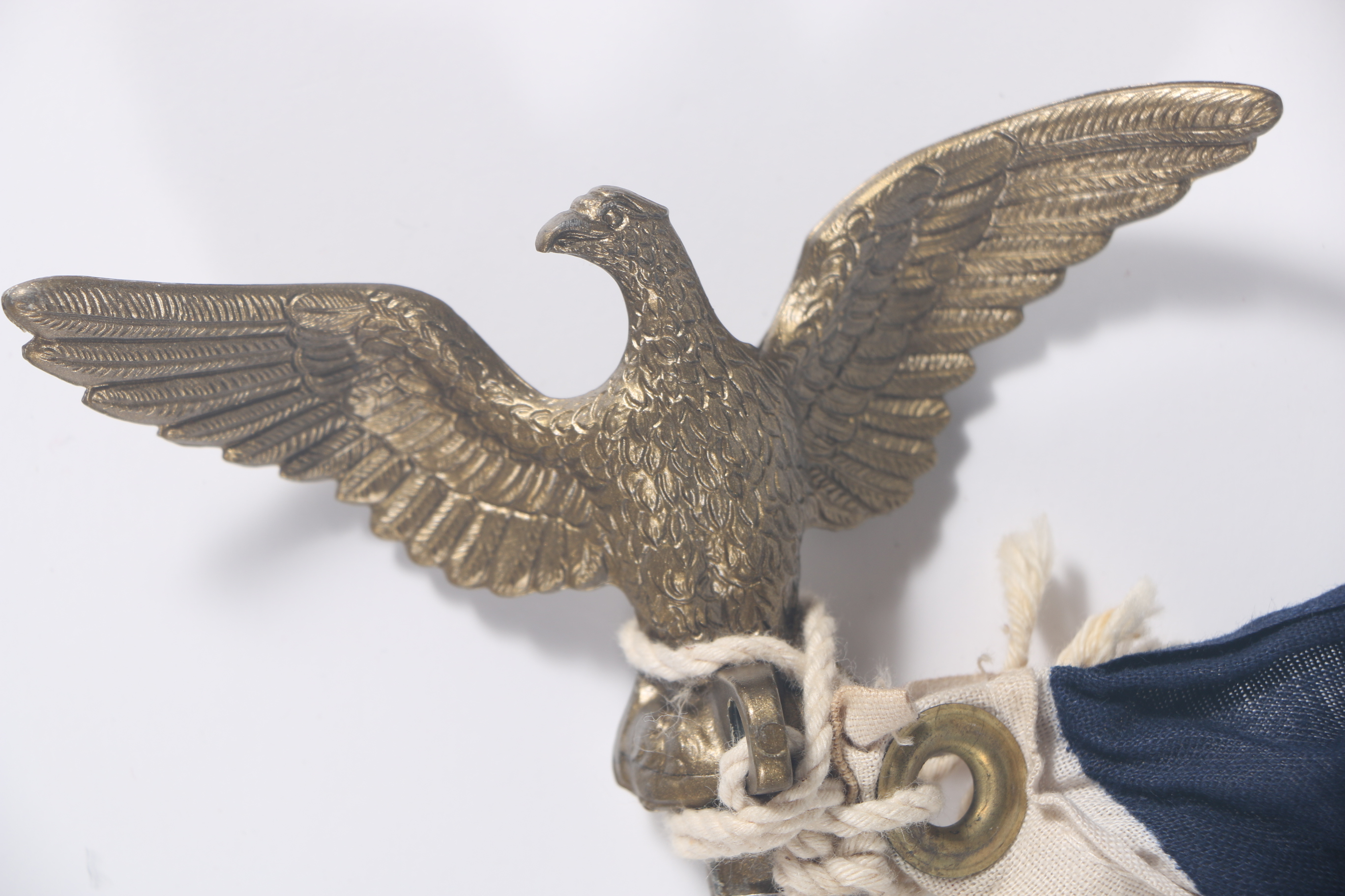 American Flag and Limited Edition Eagle Statue