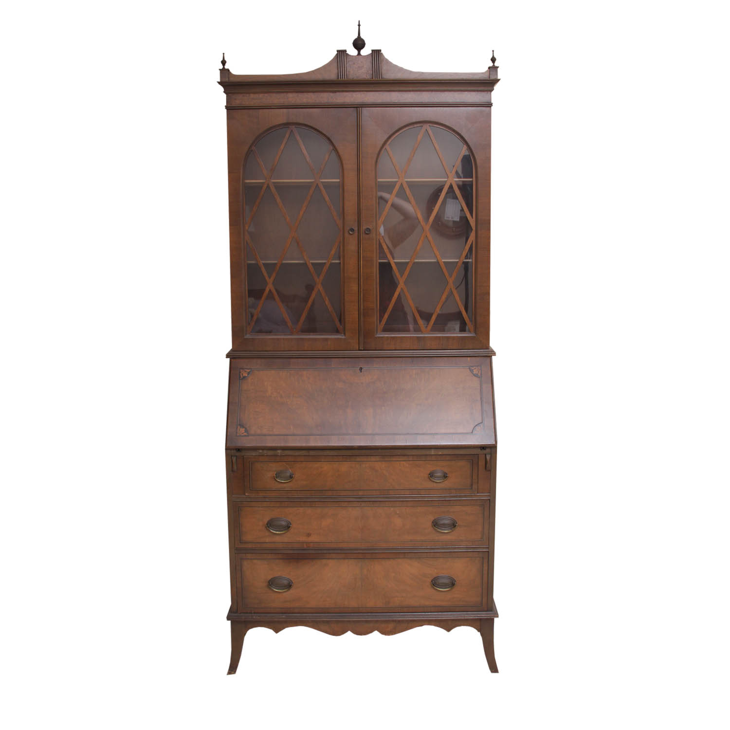 Vintage Chippendale Secretary Desk