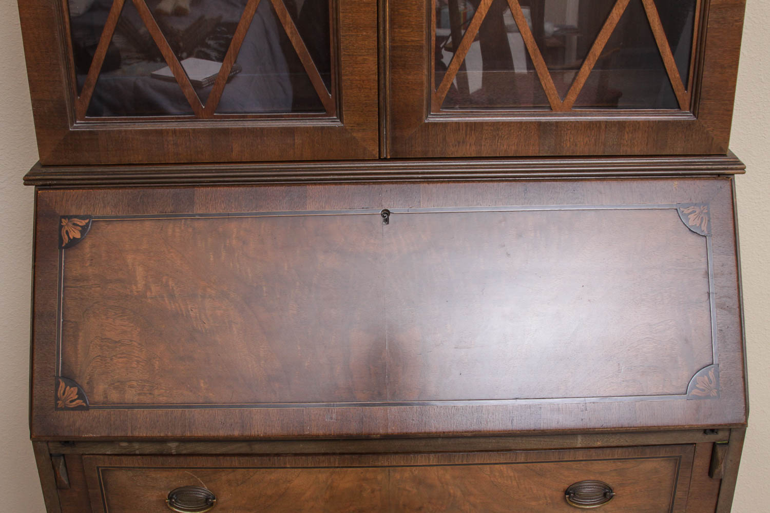 Vintage Chippendale Secretary Desk