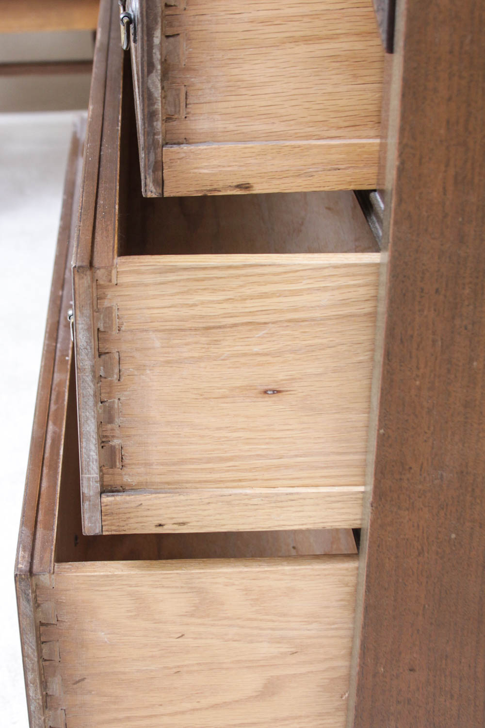 Vintage Chippendale Secretary Desk