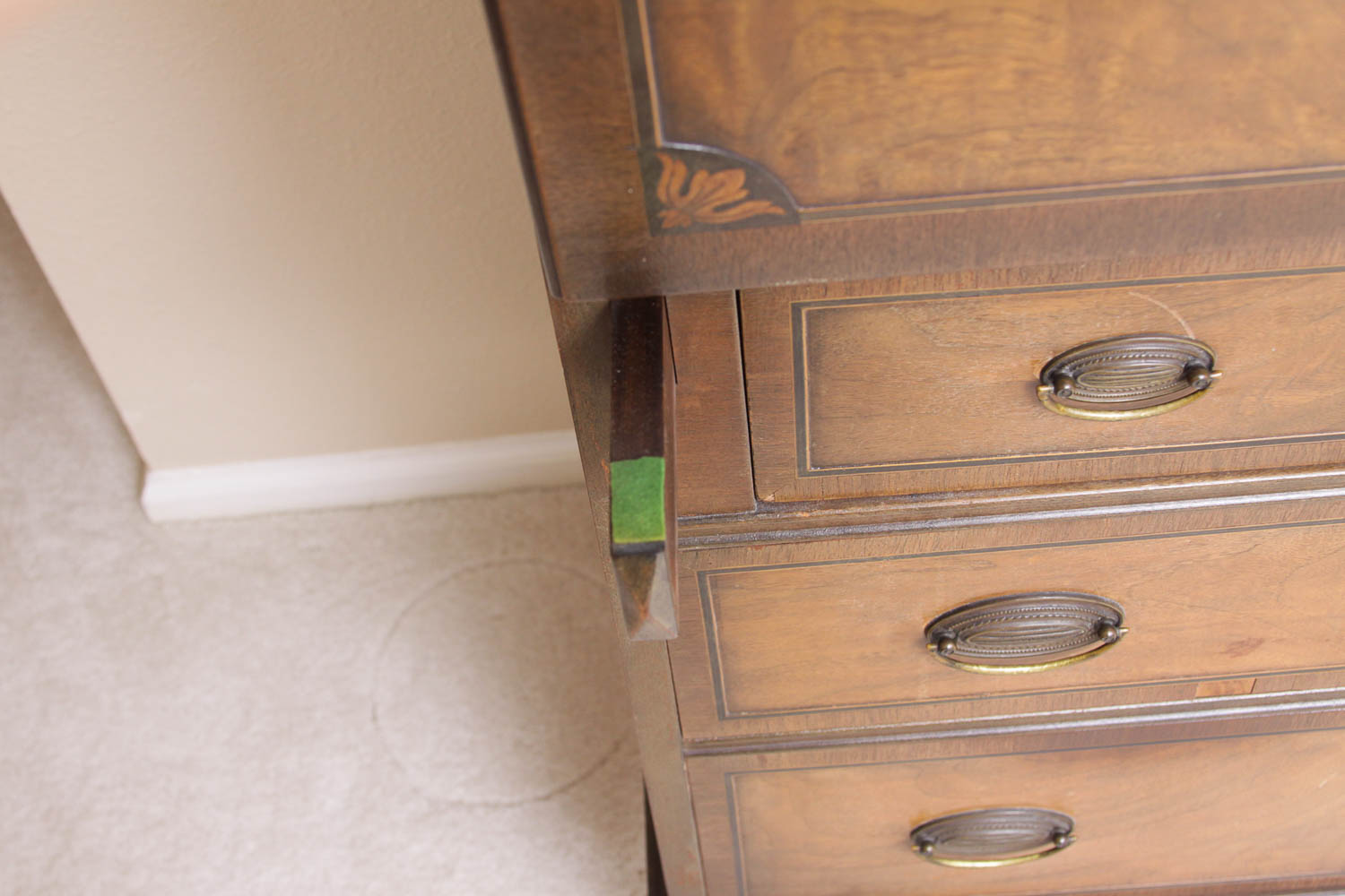 Vintage Chippendale Secretary Desk