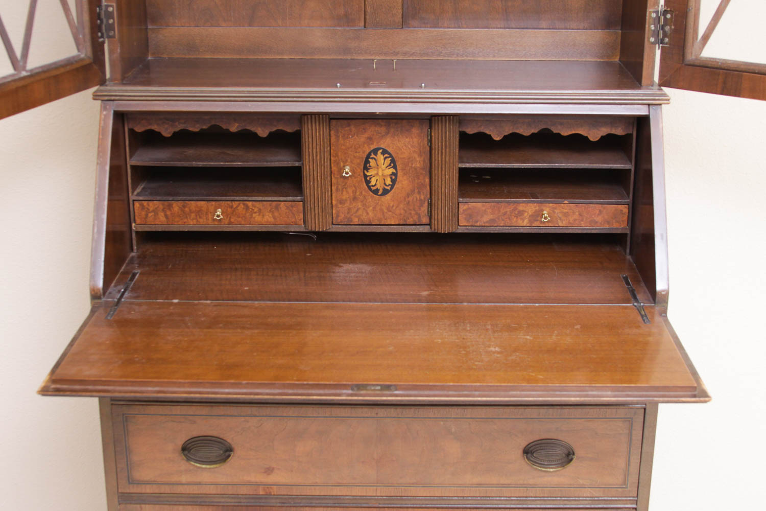 Vintage Chippendale Secretary Desk