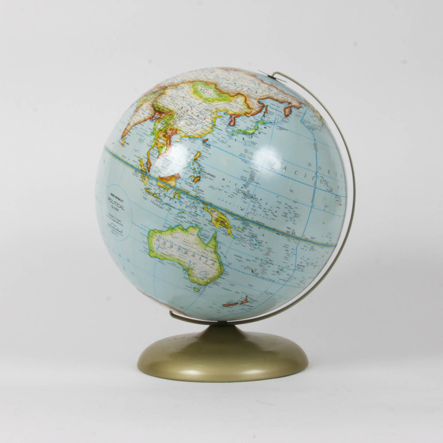 Vintage Rand McNally Political Globe