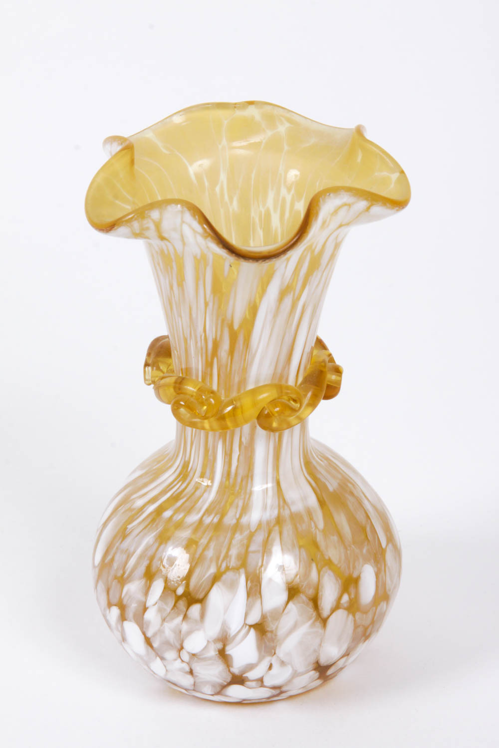 Pair of Decorative Glass Vessels