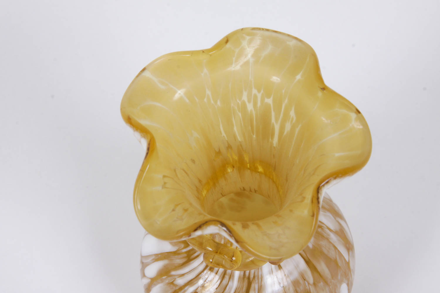 Pair of Decorative Glass Vessels