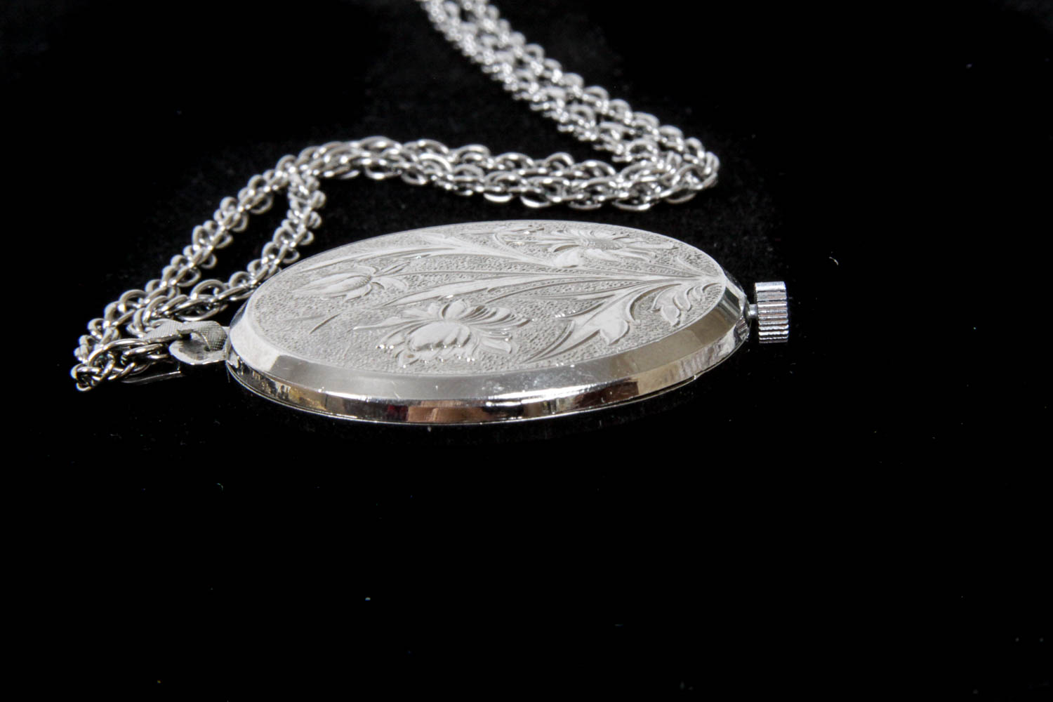 Pair of Pocket Watch Necklaces