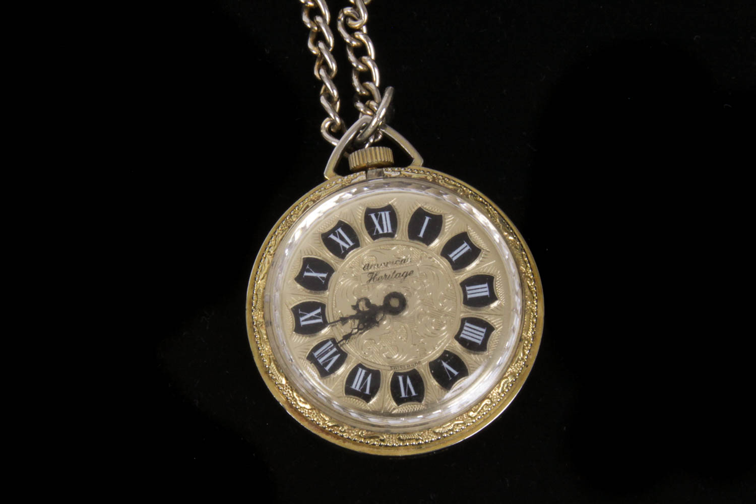 Pair of Pocket Watch Necklaces