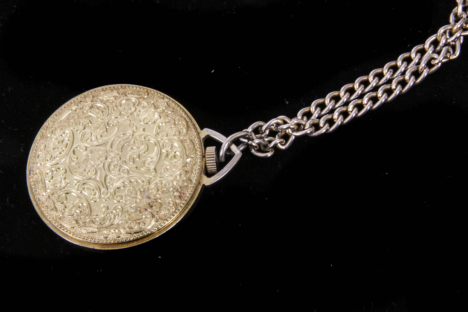 Pair of Pocket Watch Necklaces