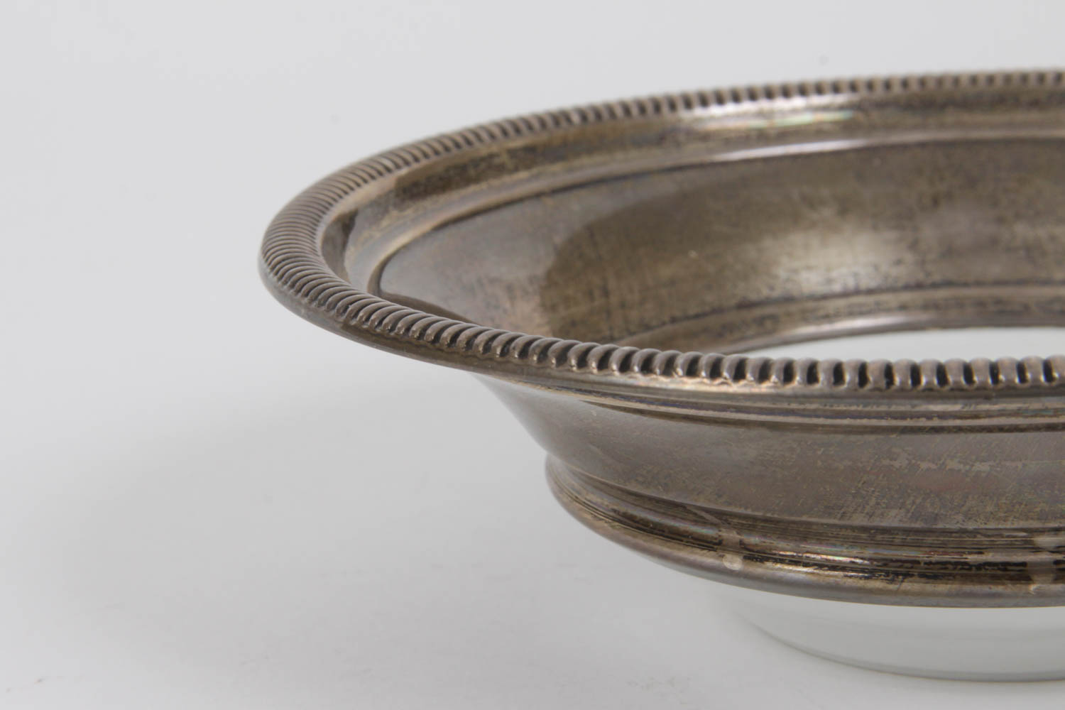 Frank M. Whiting "Pheasant" Bowl with Sterling Rim