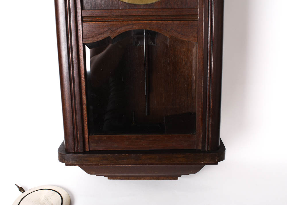 Vintage Friedrich Mauthe Divina Gong Wall Clock