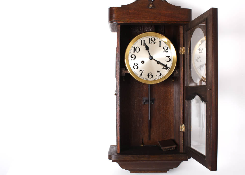 Vintage Friedrich Mauthe Divina Gong Wall Clock