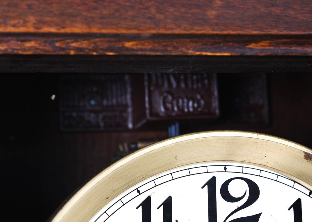 Vintage Friedrich Mauthe Divina Gong Wall Clock