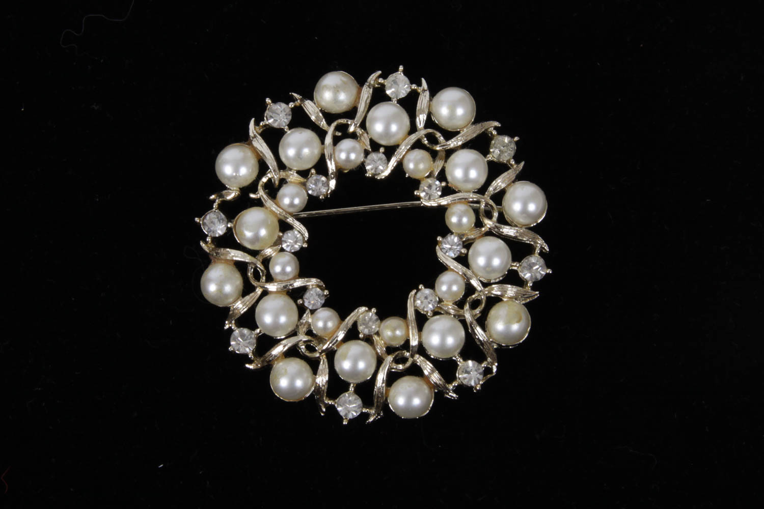 Three Costume Jewelry Brooches