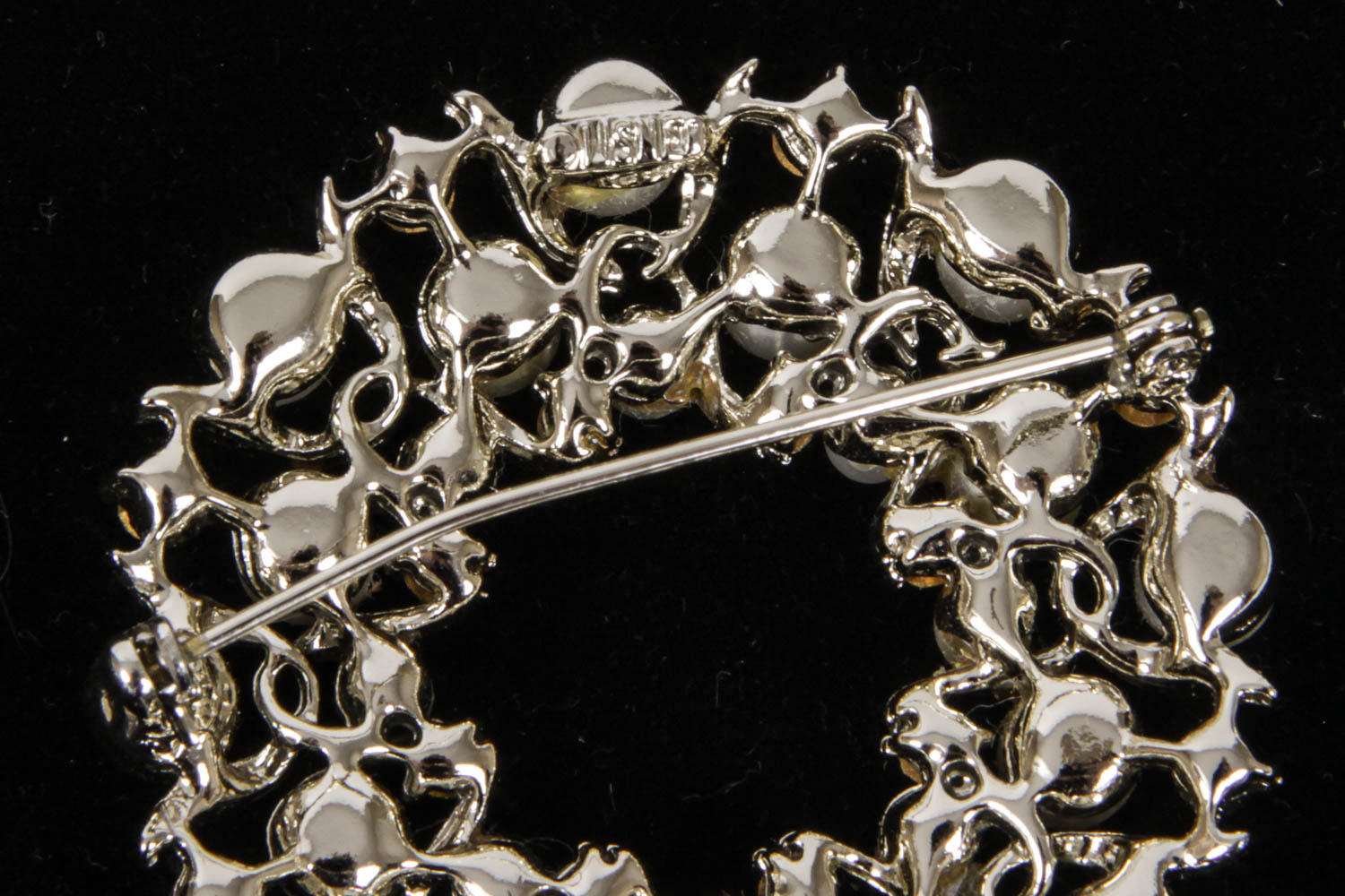 Three Costume Jewelry Brooches